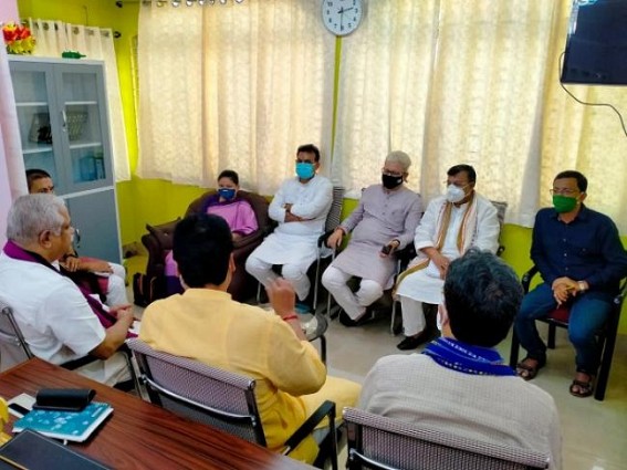 Tripura BJP Ministers summoned by National General Secretary at Party HQ Tripura BJP Ministers summoned by National General Secretary at Party HQ